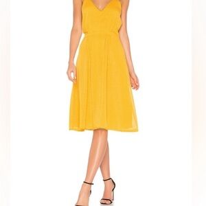 House of Harlow 1960 x Revolve Ines Yellow Midi Dress